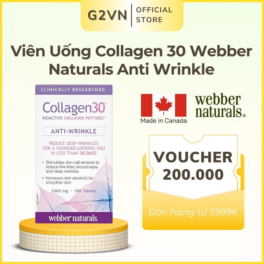 [HÀNG CÔNG TY] Viên uống đẹp da COLLAGEN30 Bioactive Collagen Peptides ...