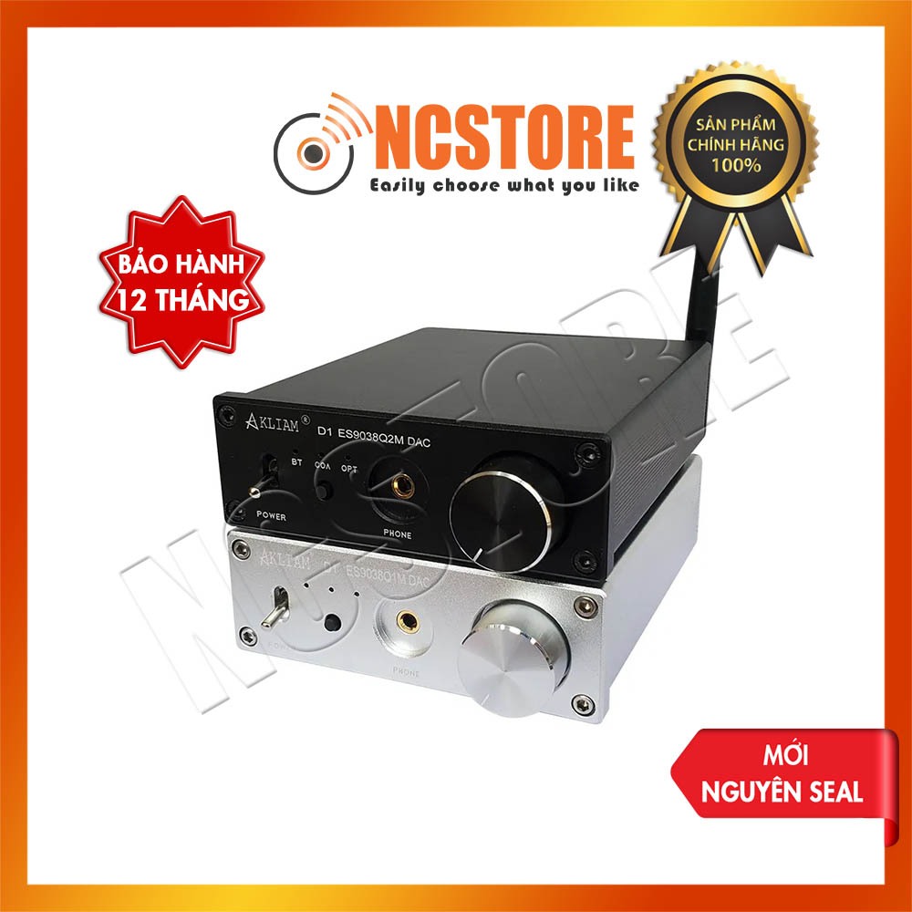 [NC] Desktop Bluetooth DAC/AMP AKLIAM D1 | Chip DAC ES9038Q2M | Âm Ly ...