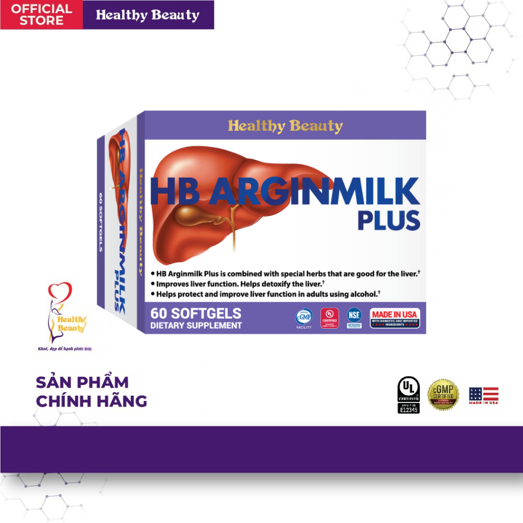 Ảnh Viên uống HB Arginmilk Plus 60 viên 1