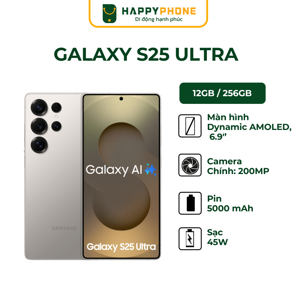 Ảnh Điện thoại Samsung Galaxy S25 Ultra 5G - Hàng chính hãng, Nguyên seal 2