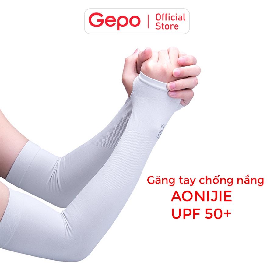 Ảnh Găng tay chống nắng nam nữ xỏ ngón chống tia UV chất liệu co dãn 4 chiều thoáng mát thấm hút mồ hôi 1