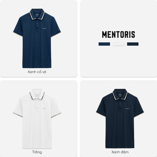 Áo Polo Nam Basic MENTORIS, Form Slim Fit, Phong Cách Lịch Lãm, Chất Vải Mịn, Thoáng Mát MPL2506S