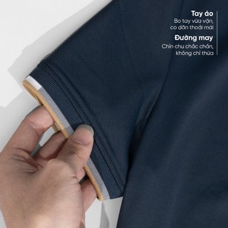 Áo Polo Nam Basic MENTORIS, Form Slim Fit, Phong Cách Lịch Lãm, Chất Vải Mịn, Thoáng Mát MPL2506S