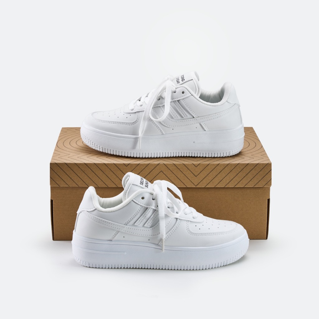 Ảnh Giày Thể Thao Sneaker Nam Nữ Second Sunday White Day Đế Tăng Chiều Cao 4cm SK45 2