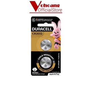 Pin Duracell CR2032 Lithium 3V Vỉ 2 viên Chất lượng cao - Hàng chính hãng