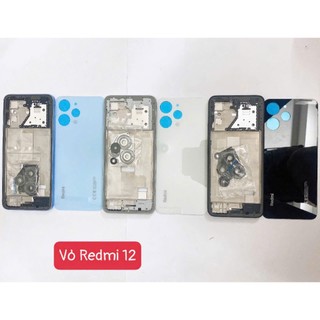 Lưng vỏ xiaomi redmi 12, khung sườn, benzen, 23053RN02A, 23053RN02Y, 23053RN02I, 23053RN02L, 23077RABDC