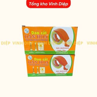 Cắt băng dính cầm tay siêu nhẹ Dân Hoa size đại
