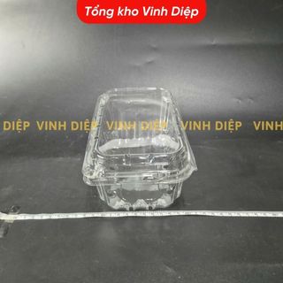 50 hộp nhựa đựng 500g, 1kg trái cây hoa quả có lỗ bấm, lỗ thoát khí P500B P1000B