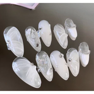 NAIL BOX SƠN GEL TRẮNG CHO CÔ DÂU