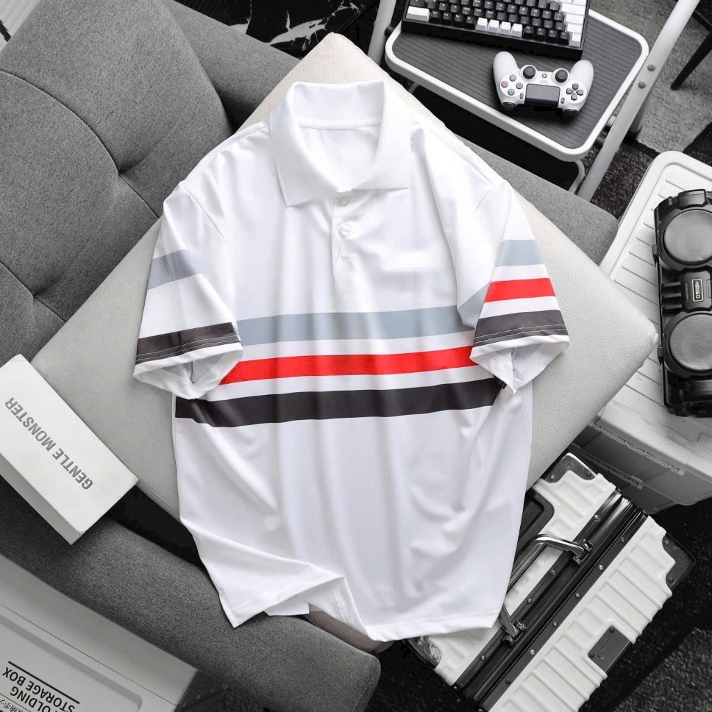 Áo polo nam BASIC SYMBOL vải cá sấu cotton interlock xuất xịn, thanh lịch, sang trọng - shop xuân thuỷ