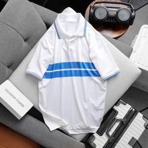Áo POLO nam cao cấp cổ bẻ phối màu vải poly cá sấu mềm mát, co dãn 4 chiều