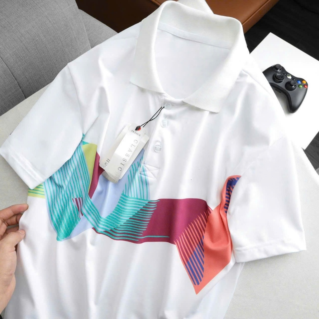 Áo Polo Nam Ngắn Tay L.A.C.O.S.T.E chất thoáng khí thoải mái vải cotton trơn BASIC Nam Tính, Sang Trọng, Thanh Lịch