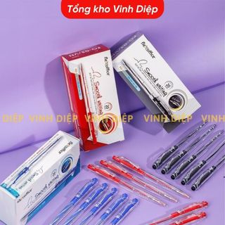 Combo 20 Bút bi Thiên Long TL-027 ngòi 0,5mm - Bút bi viết 3 màu mực xanh/đỏ/đen