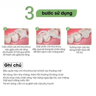 Hộp 50 chỉ nha khoa cán cầm nhựa khoa vệ sinh răng miệng Dental Flossers