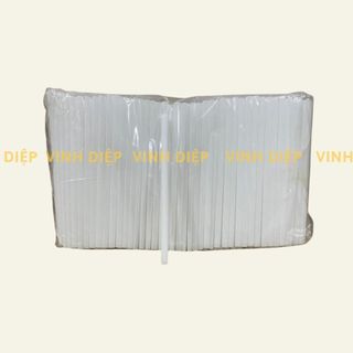 Ống Hút Trân Châu Bịch 400g - Từng Chiếc Dài 21cm Phi 12, Có Màng Bọc Nilon, Dùng Cho Trà Sữa