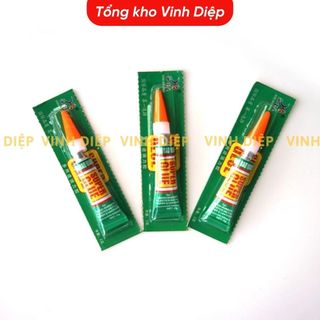 Keo dán đa năng Super Glue Alteco tuýp 3g siêu dính, loại keo dán giày, dán gỗ