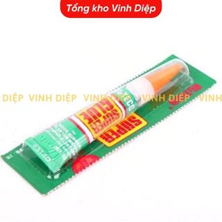 Keo dán đa năng Super Glue Alteco tuýp 3g siêu dính, loại keo dán giày, dán gỗ