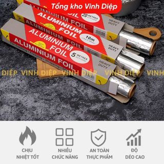 Màng nhôm bọc thực phẩm, Giấy bạc nướng thịt rộng 45cm