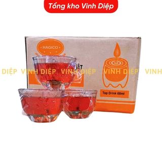 Hộp 12 ly  ( 6 đôi )nến thờ, nến dâng lễ, trang trí nhà cửa T01