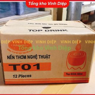 Hộp 12 ly  ( 6 đôi )nến thờ, nến dâng lễ, trang trí nhà cửa T01