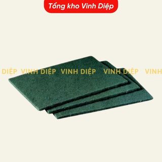 .Combo 10 miếng cước ráp xanh to cọ rửa bát đĩa xoong chảo siêu sạch, cọ bát, cọ xoong