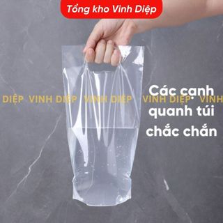 Túi đựng trà sữa 1 cốc, 2 cốc dài không ngăn, 2 ngăn, túi cốc đôi 2 ly cà phê 31x27cm, túi cốc chữ T, 1kg