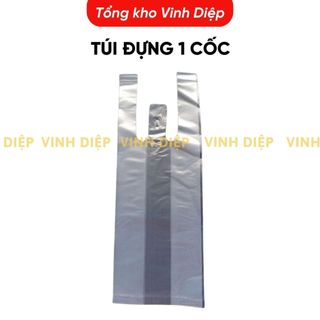 Túi đựng trà sữa 1 cốc, 2 cốc dài không ngăn, 2 ngăn, túi cốc đôi 2 ly cà phê 31x27cm, túi cốc chữ T, 1kg