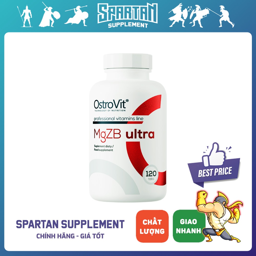 Ostrovit ZMA MGZB Ultra - Viên uống bổ sung MAGNESIUM, ZINC và VITAMIN ...