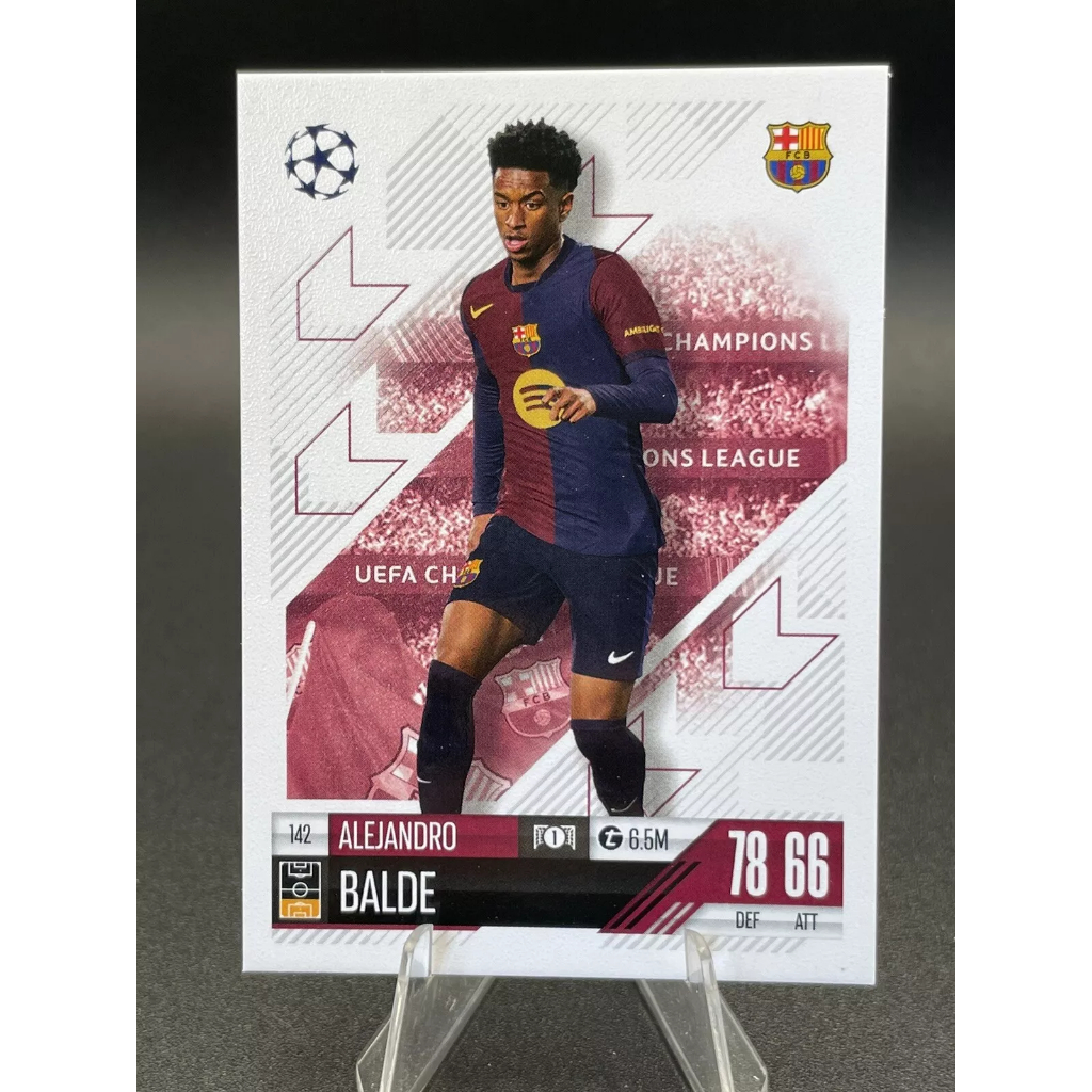 Thẻ Alejandro Balde Champions League Cup Match Attax 24/25 (Barcelona ...