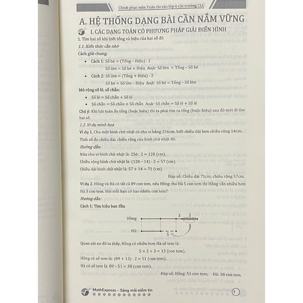 Ảnh Sách - Lớp 5 - Chinh phục môn Toán thi vào lớp 6 các trường CLC (chương trình GDPT mới) 3