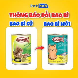 [400g] COMBO 10 & 5 lon PATE KUCINTA cho mèo - Pate Siêu Nhiều Cá và Hải Sản lon 400g cho mèo mọi lứa tuổi