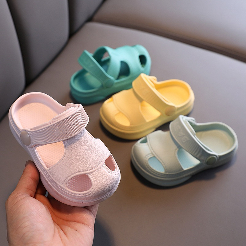 (Sẵn 17cm,18cm) Dép cross cao su mềm êm chân dành cho bé trai - bé gái