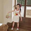 Váy tanktop sát nách vải thô mỏng hoạ tiết in ngộ nghĩnh dành cho bé gái
