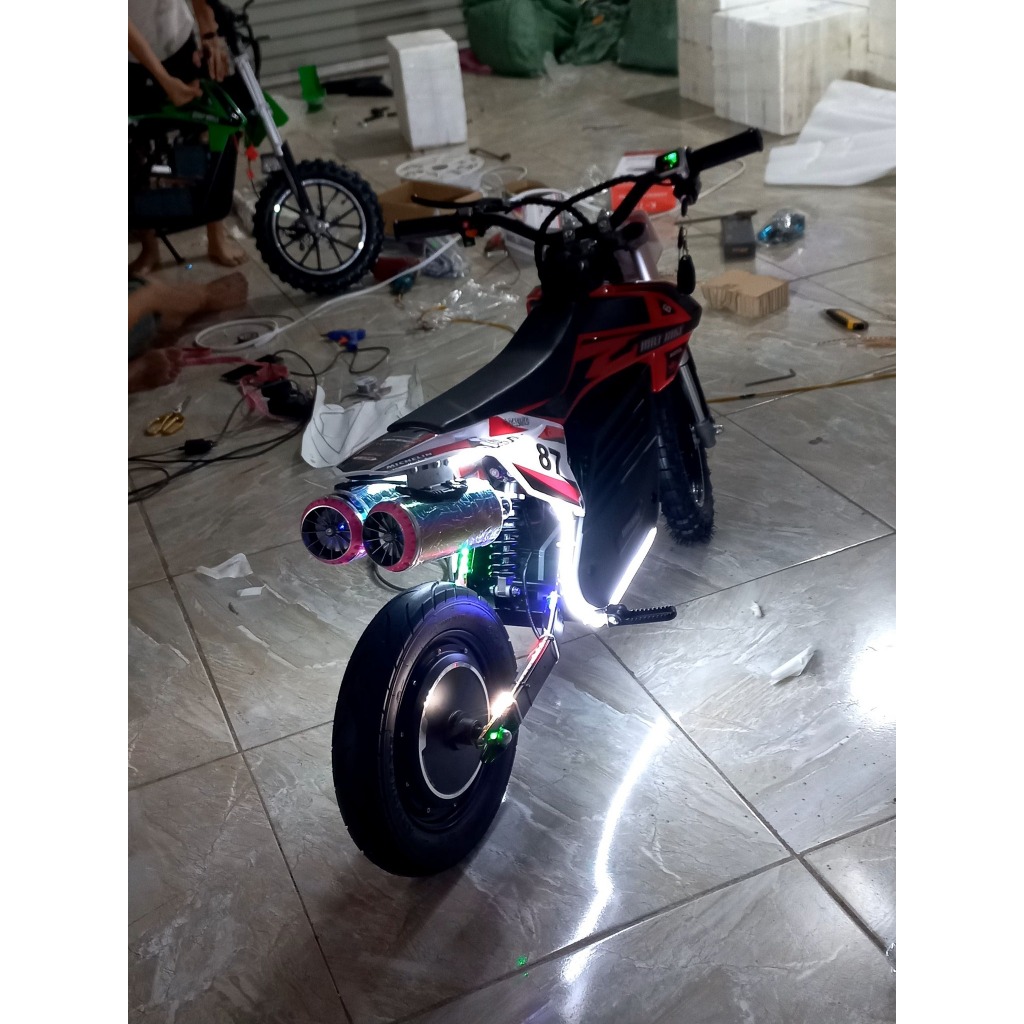 Xe Điện Cào Caò 87 vui chơi quảng trường, Xe cào cào mini trẻ em 87 chạy điện 36V - 350W, tải trọng trên 100kg