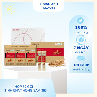 Tinh chất Hồng sâm 365 Hàn Quốc Pha Sẵn - Hộp 30 gói - Giúp Bồi Bổ Sức Khỏe, Tăng Cường Hệ Miễn Dịch