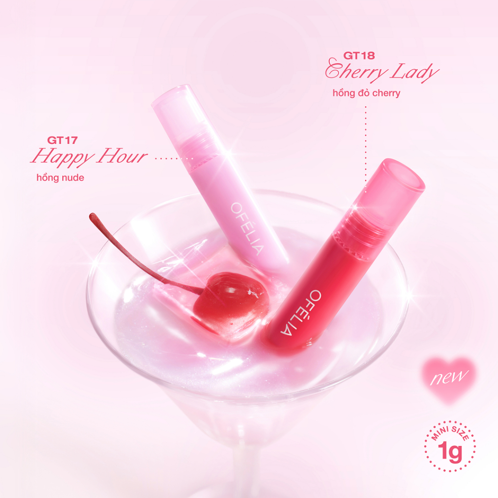 Ảnh Son Tint Bóng OFÉLIA Lolli Glow Tint (3.9g) 3