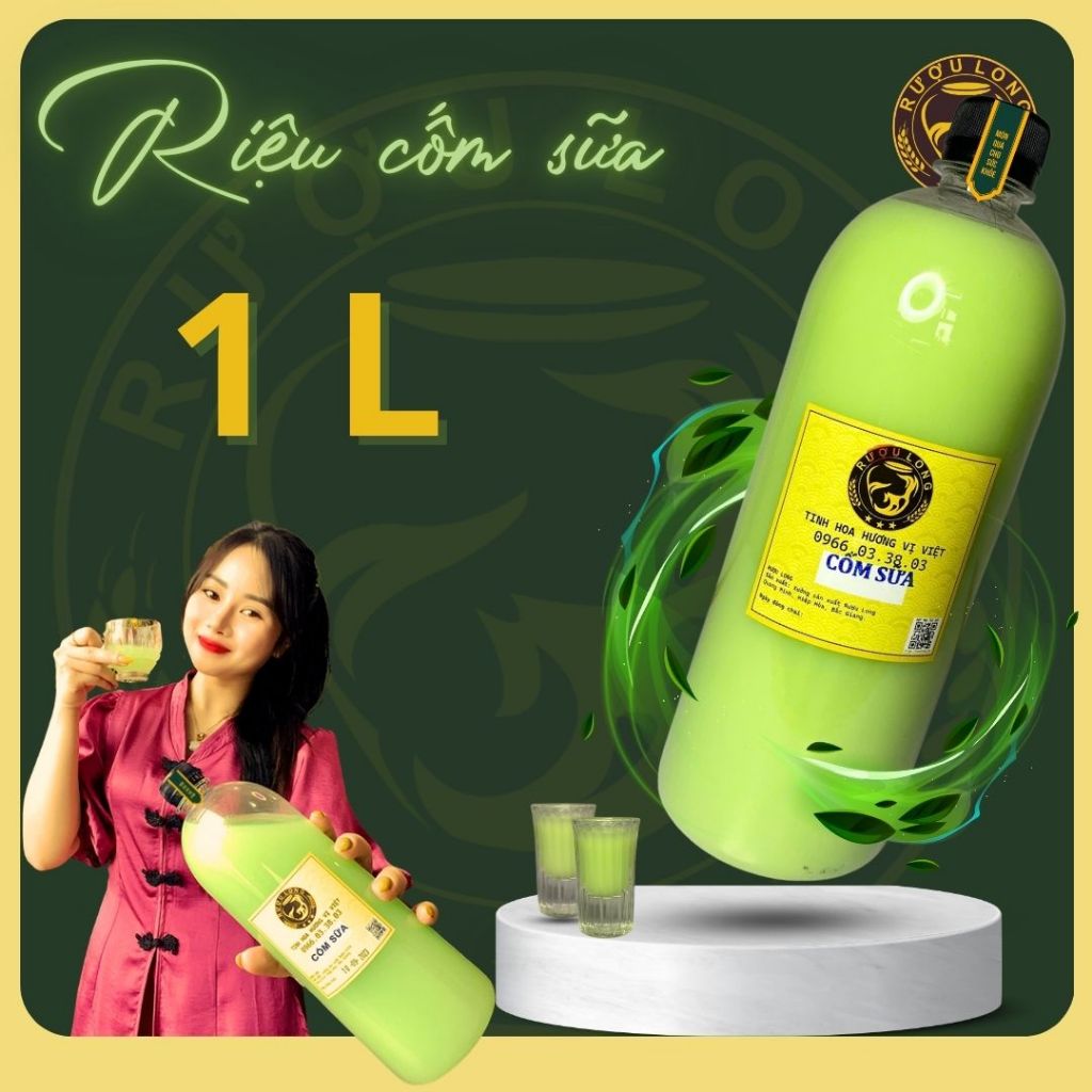 Riệu Cốm Sữa đặc biệt, đặc sản thơm ngon vùng Tây Bắc (1 lít đến 100 ...