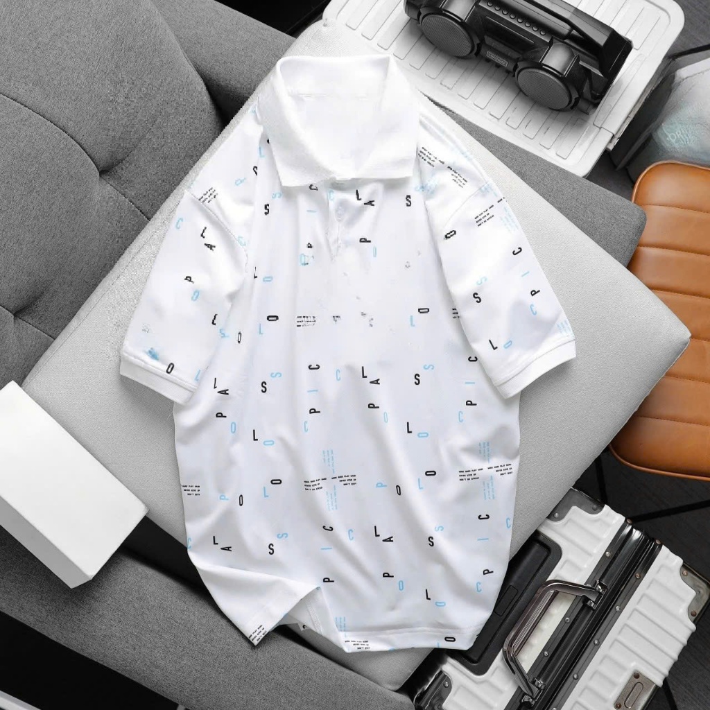 Áo POLO L.A.C.O.S.T.E nam cao cấp vải cá sấu thoáng mát logo thêu cá sấu xuất xịn, sang trọng lịch lãm quý phái