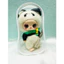 Túi bảo vệ búp bê 18cm- Labubu 18cm Túi chống bụi dễ thương có móc khóa và bông màu ngẫu nhiên (không búp bê