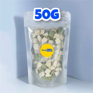 [Combo Tiêu Hoá, Dưỡng Lông] Viên Gà Sấy + Viên Cỏ Mèo, Viên Rau Xanh, Thịt sấy Cho Mèo Pet Hub