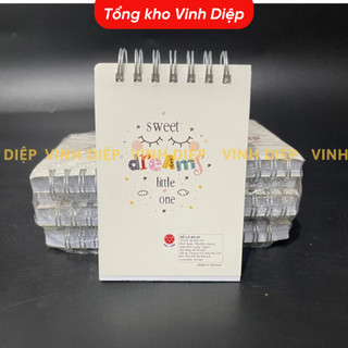 Sổ Lò Xo kẻ ngang A6, A7 (Hải Tiến 200trang)  chất liệu cao cấp chống mỏi mắt, không nhòe mực
