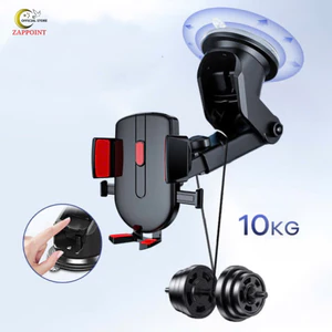 Giá đỡ điện thoại trên ô tô ZAPPOINT, kẹp điện thoại gắn ô tô cốc hút chân không xoay 360 độ chắc chắn