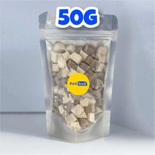 [Combo Bổ Máu,Miễn Dịch] Viên Gà Sấy + Viên Gan Gà Hỗ Trợ Tiêu Hóa, Giảm Mùi Phân, Nước Tiểu, Thịt Sấy Cho Mèo Pet Hub