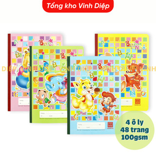 Vở 4 Ô ly 80 trang Hồng Hà School Hươu con vui vẻ - 0515
