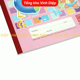 Vở 4 Ô ly 80 trang Hồng Hà School Hươu con vui vẻ - 0515