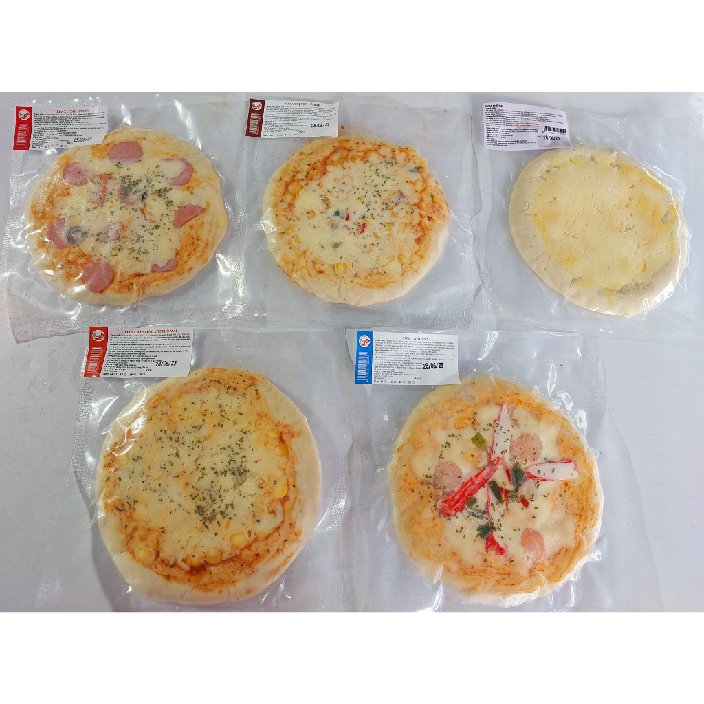 Bánh Pizza Xúc Xích size 15cm ( chế biến sẵn, chưa nướng)