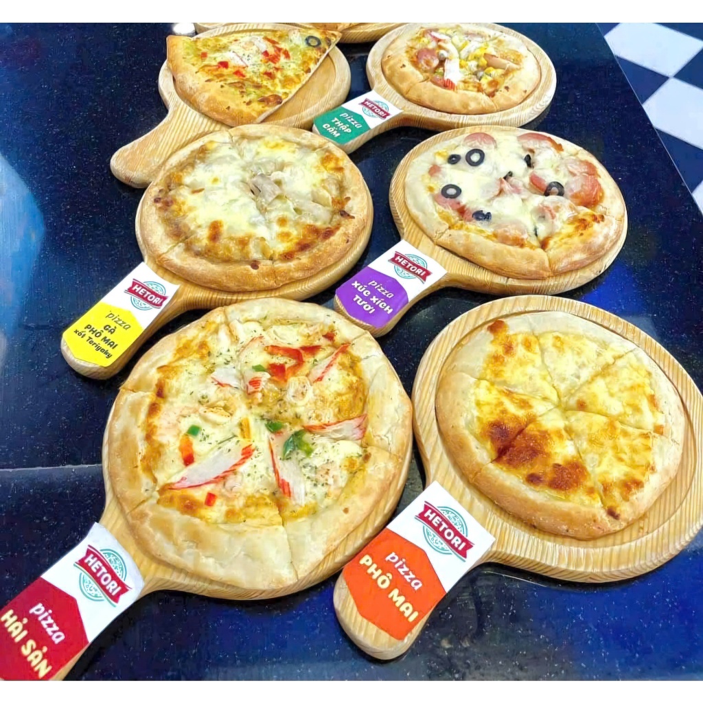 Set 4 đế/ 2 đế bánh pizza đã nướng qua, thơm ngon