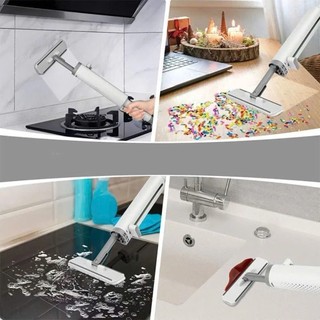Cây lau mini đa năng xoay 360 độ lau bếp, kính, trần nhà
