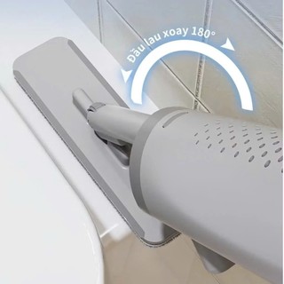 Cây lau mini đa năng xoay 360 độ lau bếp, kính, trần nhà