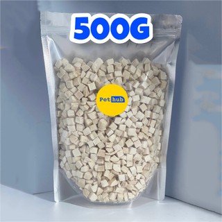 [500g] Viên Gà Sấy Khô Thơm Ngon Bổ Dưỡng Cho Mèo & Chó, Tăng Miễn Dịch Và Sức Đề Kháng